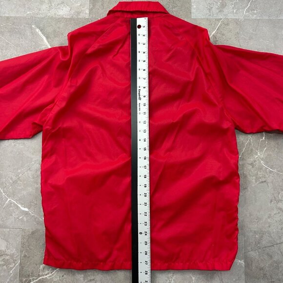 Vintage Manitowoc Jacket Mens Medium Wisconsin Swingster Windbreaker Coat Patch - Picture 7 of 8